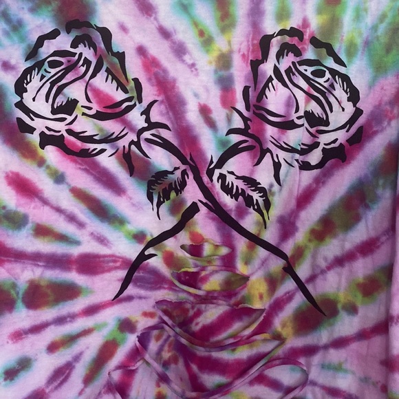 The Drive Clothing One of a Kind Tie Dye Belly Crop - Picture 2 of 4